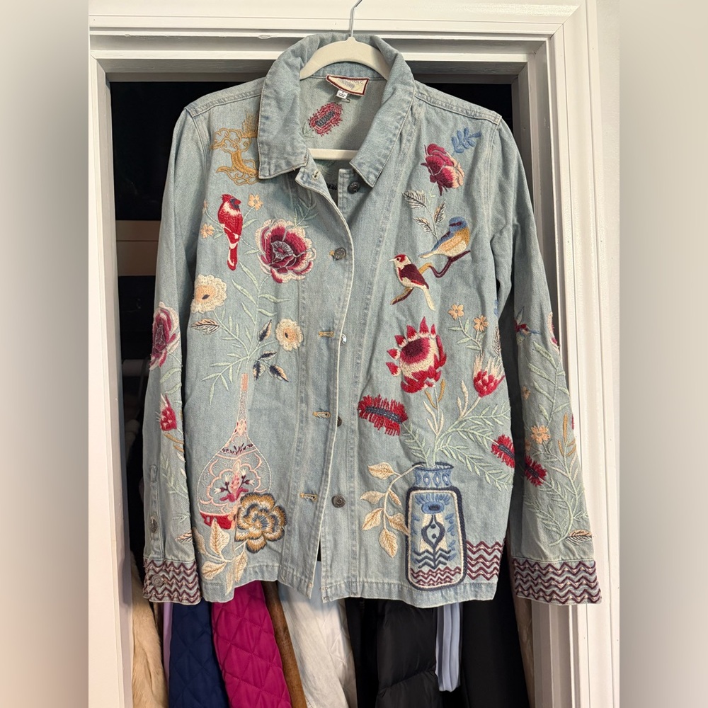 Johnny Was Denim Jacket